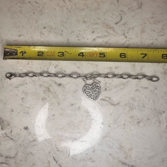 7.5” Tiffany & Co. Silver Filigree & Key Pendant + BONUS Key Pendant - Picture 5 of 7